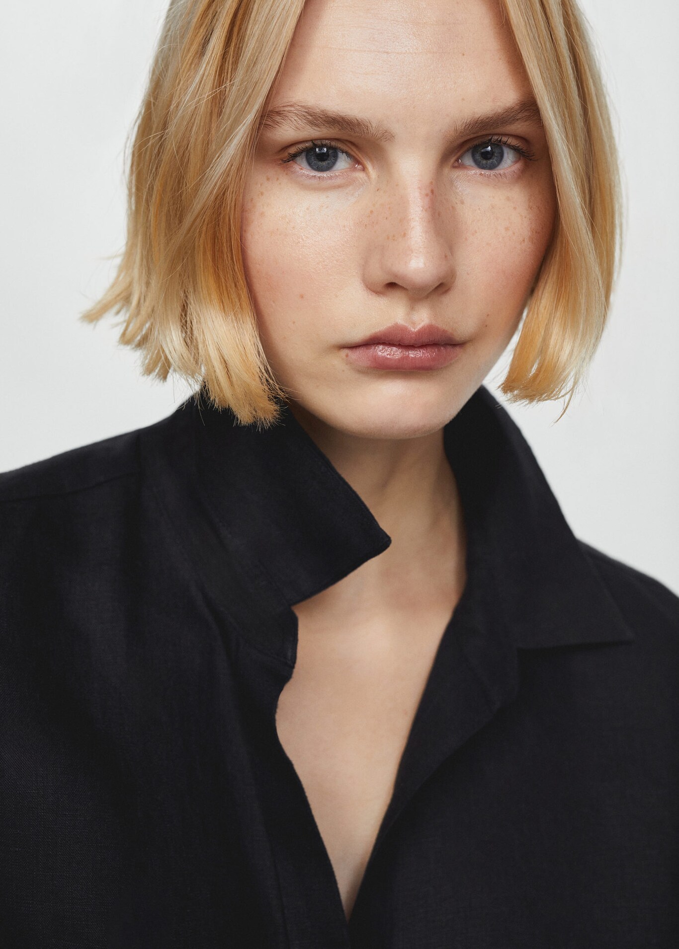 Linen 100 shirt Woman Mango India