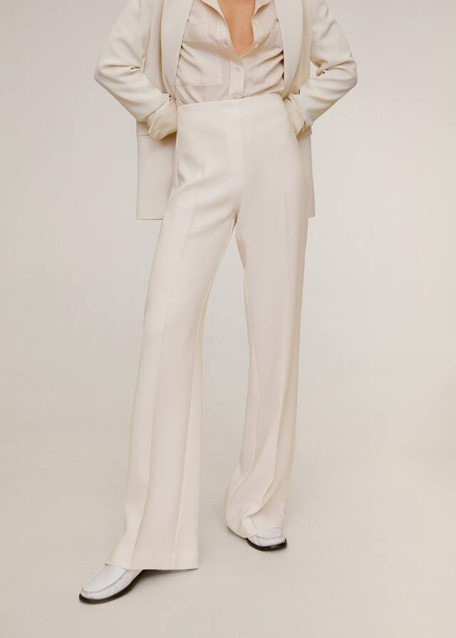 Palazzo trousers - Medium plane