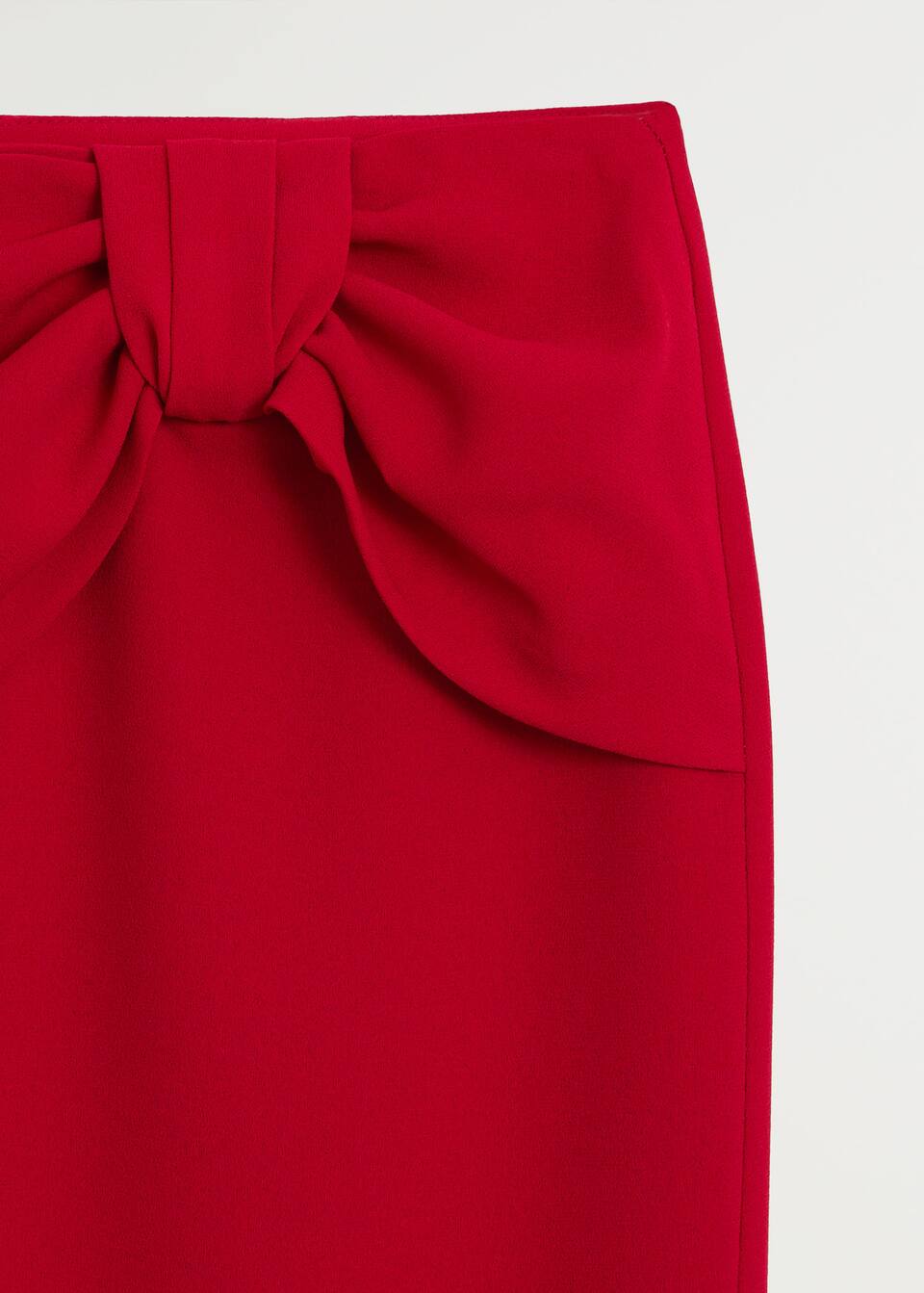 knot pencil skirt women mango