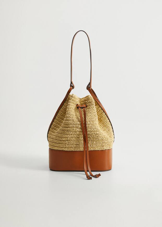 Sac seau tressé - Article sans modèle