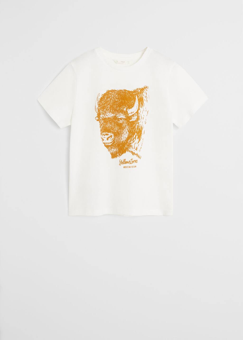 Mønstrete t skjorte i bomull Gutt | Mango Kids Norge Mønstrete t skjorte i bomull Gutt | OUTLET Norge