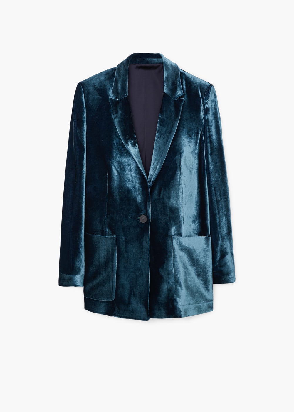 Velvet blazer | MANGO