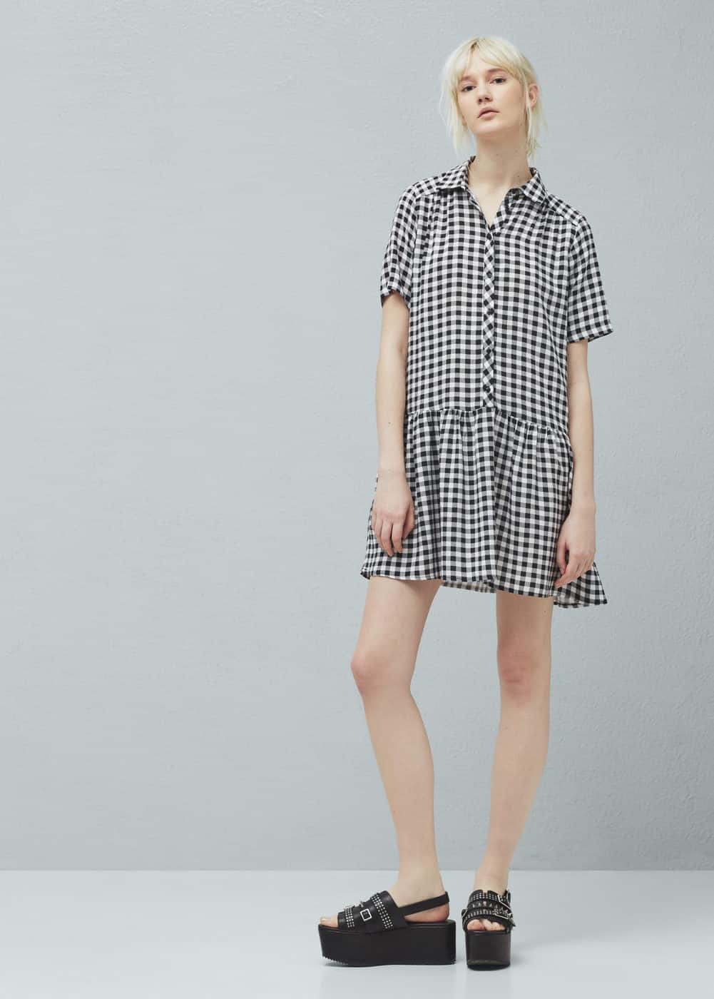 Vestido estampado fluido | MANGO