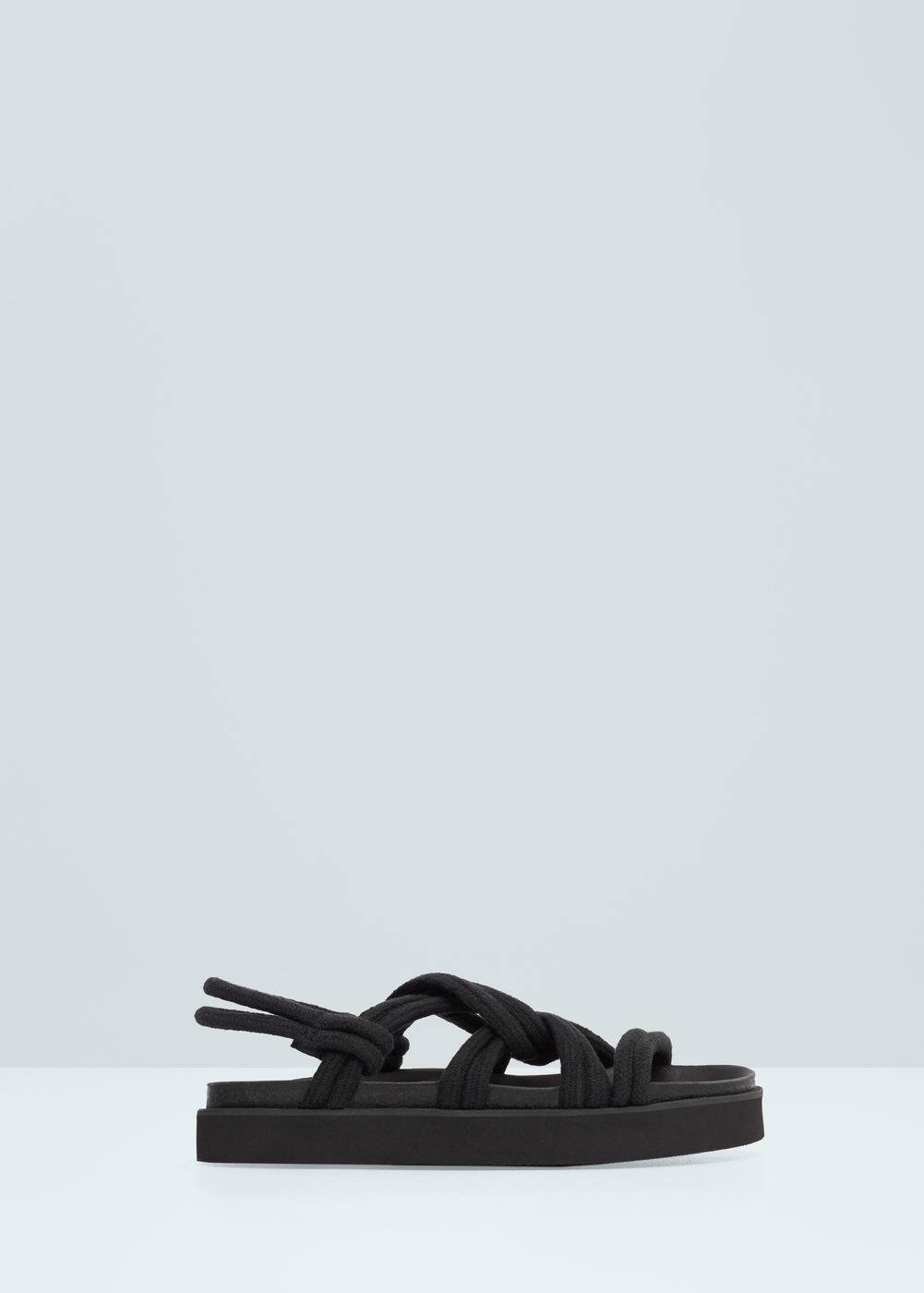 Σανδάλια κορδόνια σταυρωτά | MANGO ΜΑΝΓΚΟ