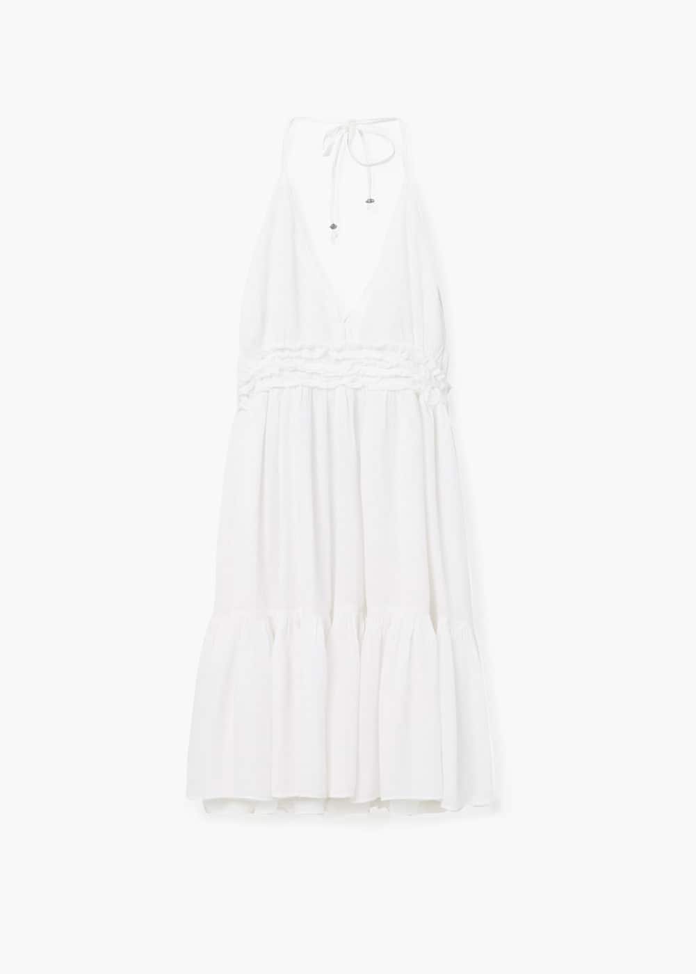 Vestido abertura espalda | MANGO