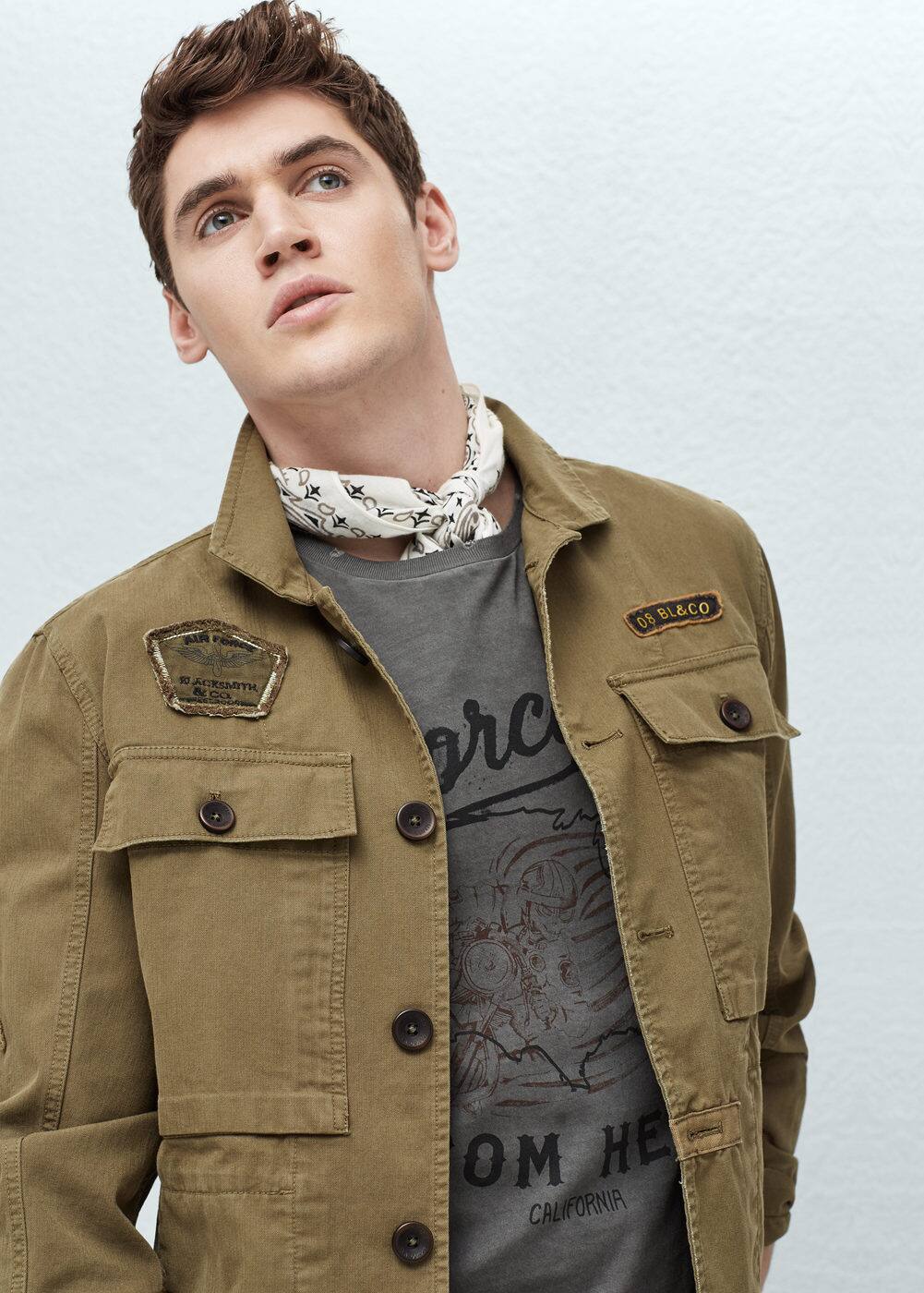 Veste style militaire - Homme | MANGO Man France