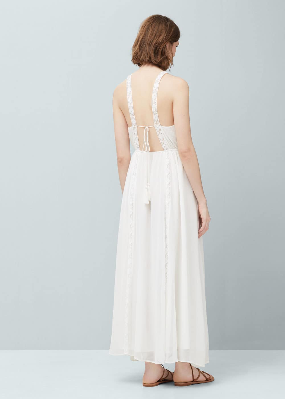 Robe longue fluide | MANGO