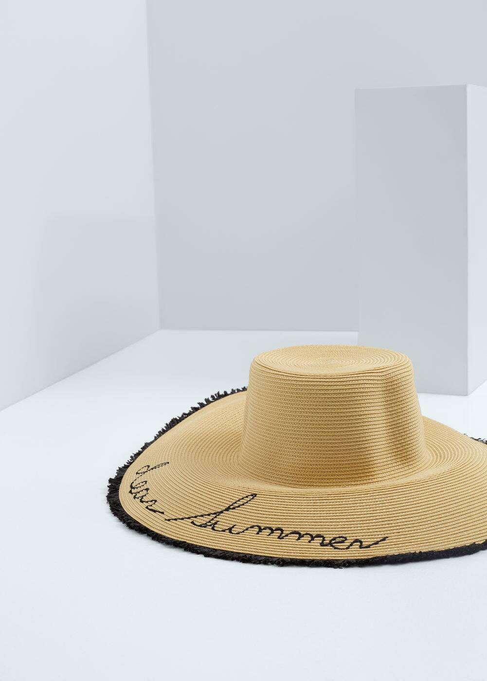 Straw pamela hat | MANGO