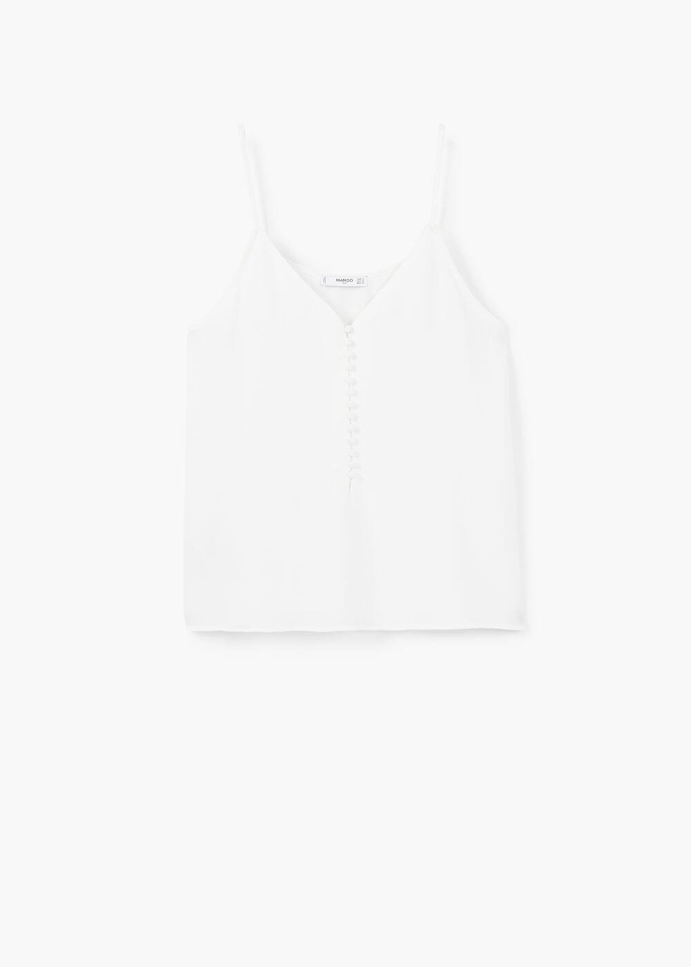 Top fluido botões | MANGO