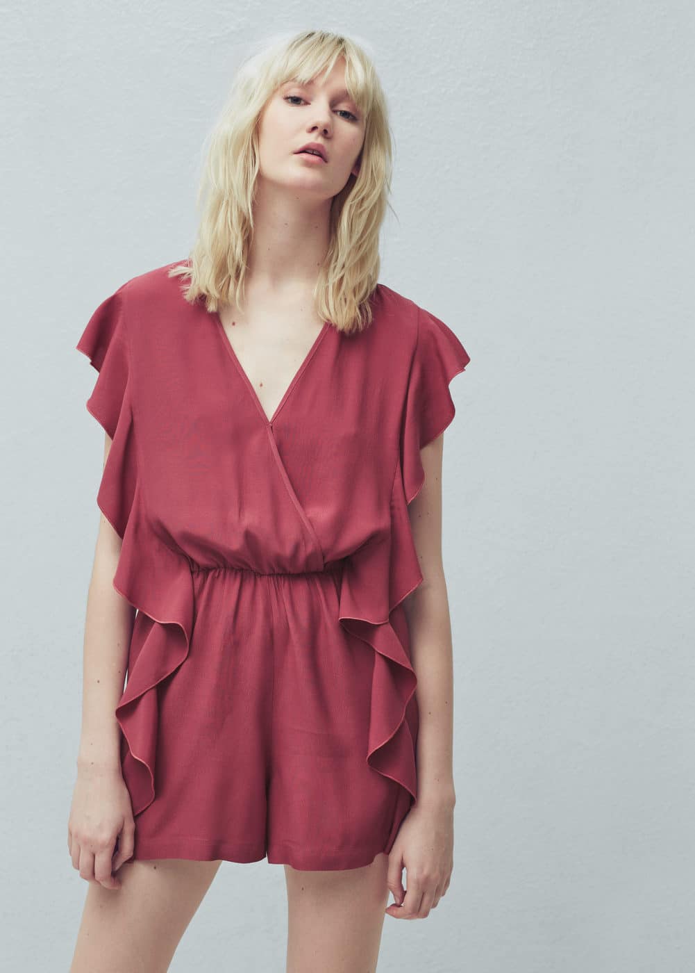 Kombinezon z falbaną | MANGO