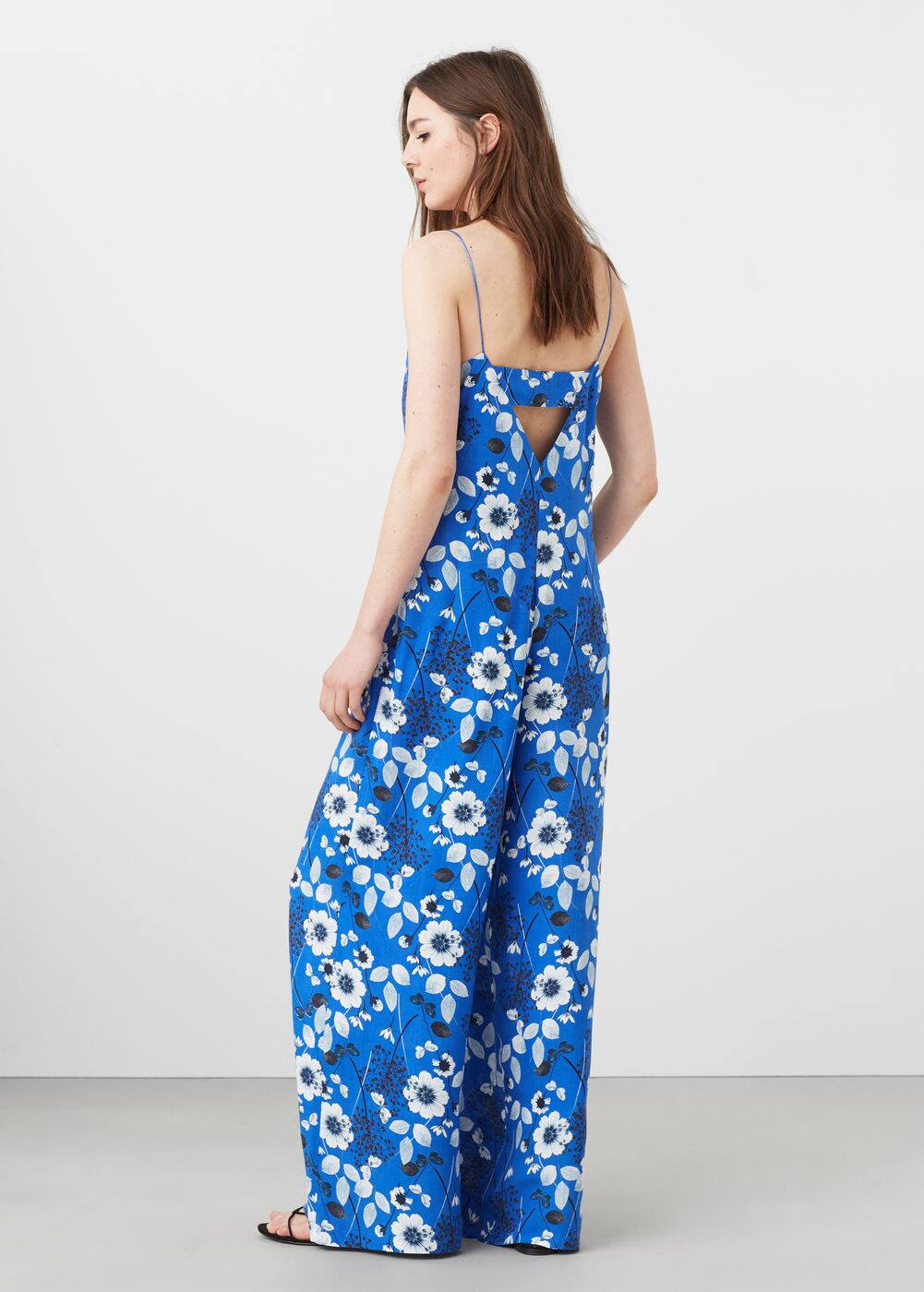 Long printed jumpsuit | MANGO