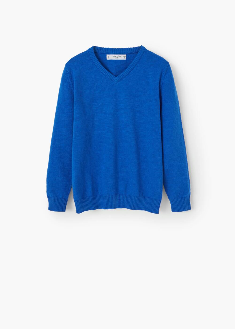 Bawełniany sweter z serii basic | MANGO KIDS