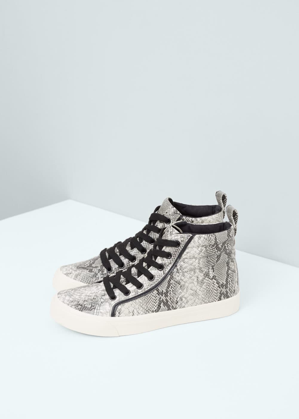 蛇纹运动鞋 - 鞋子 - 女式 | mango 女士 中国