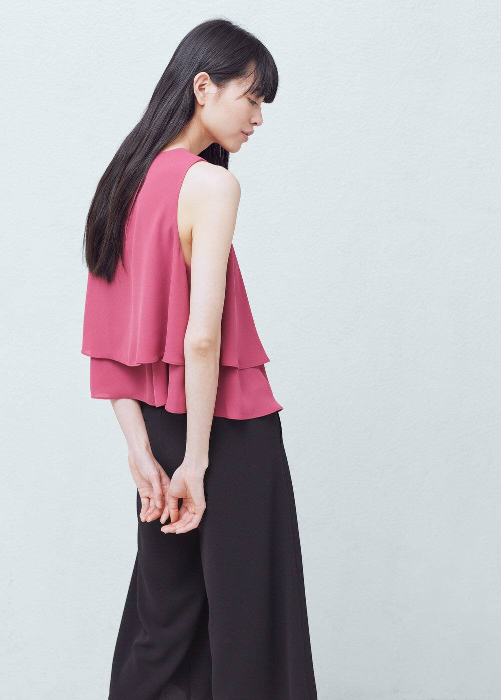 Dwuwarstwowy top | MANGO