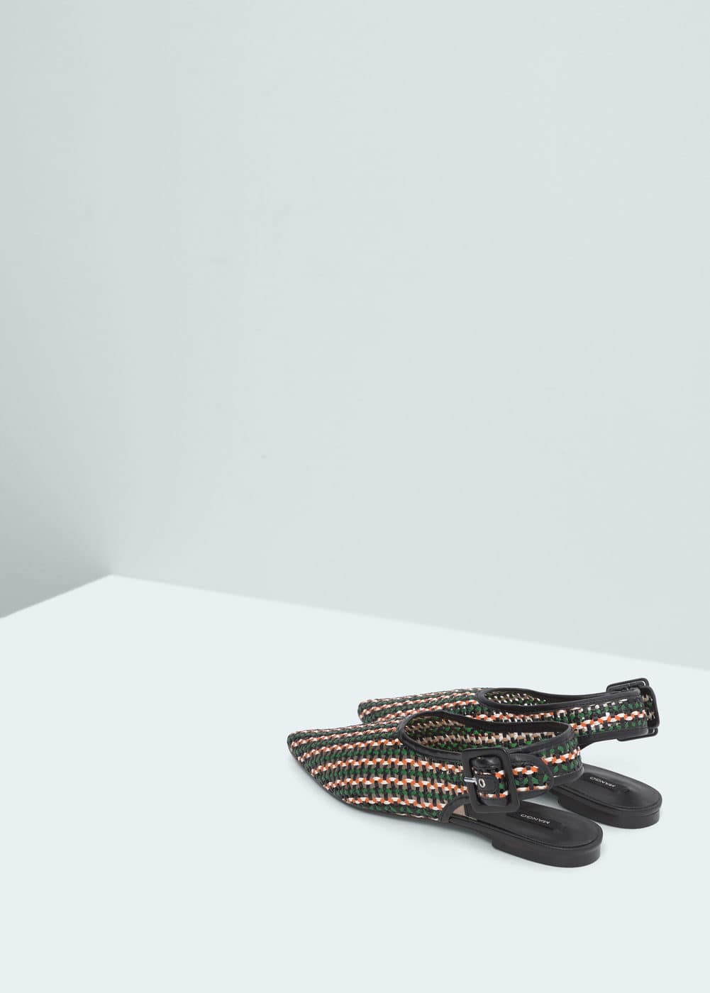 Örgü desen ayakkabı | MANGO