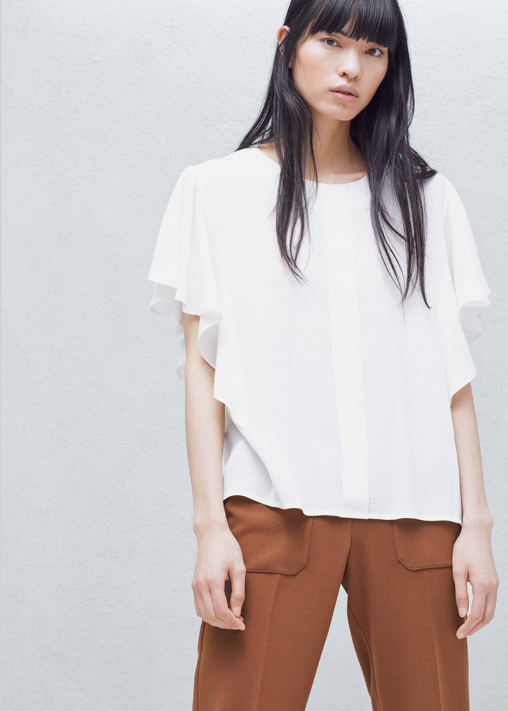 Bluzka rozszerzane rękawy | MANGO