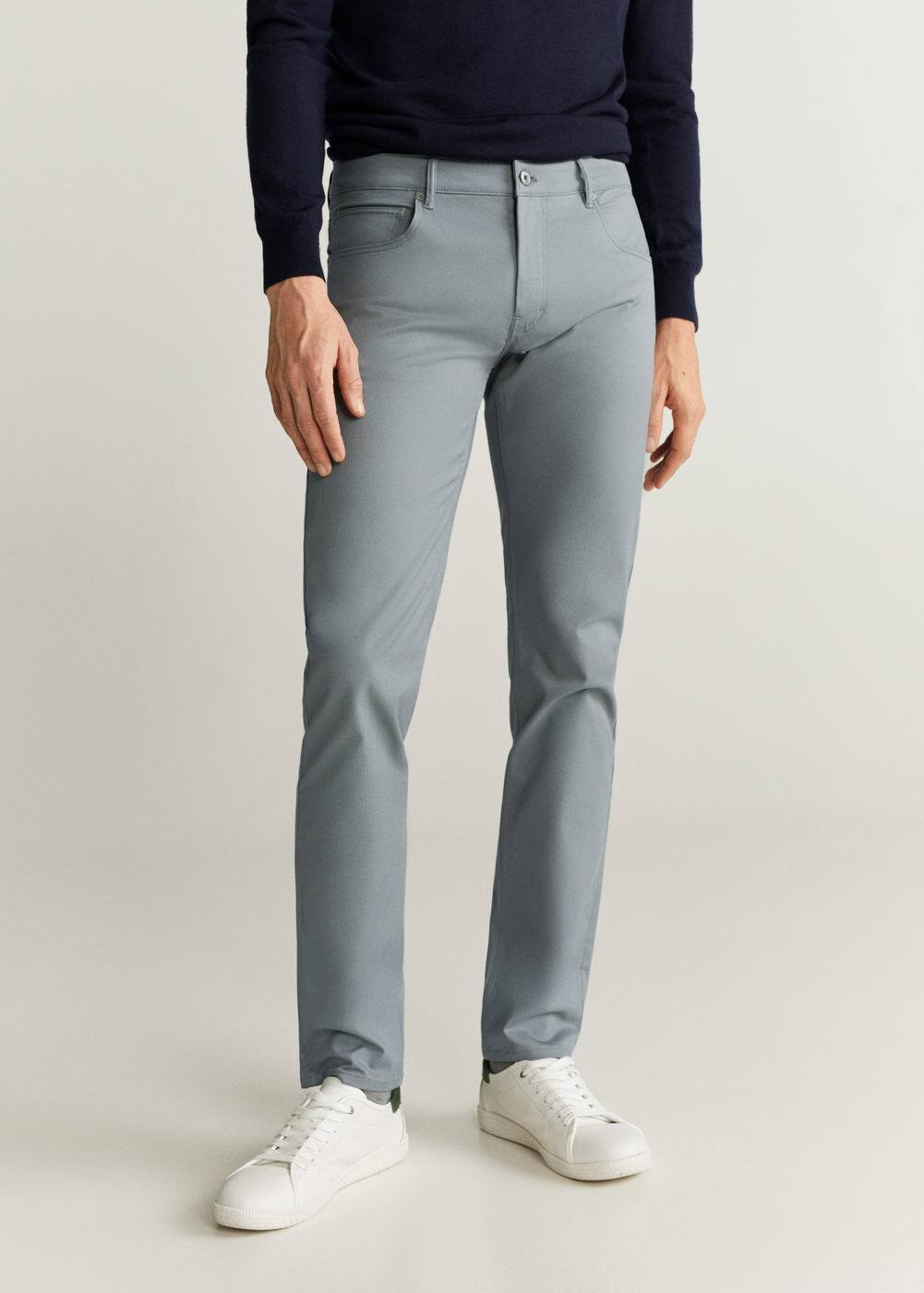 h-pisa6:pantalon tejanero slim fit sarga