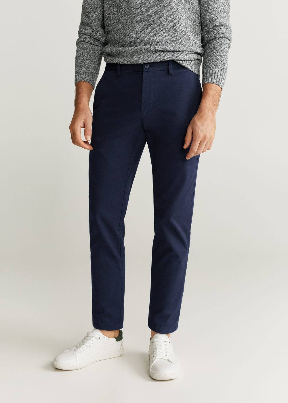 h-prato6:pantalon tapered fit crop