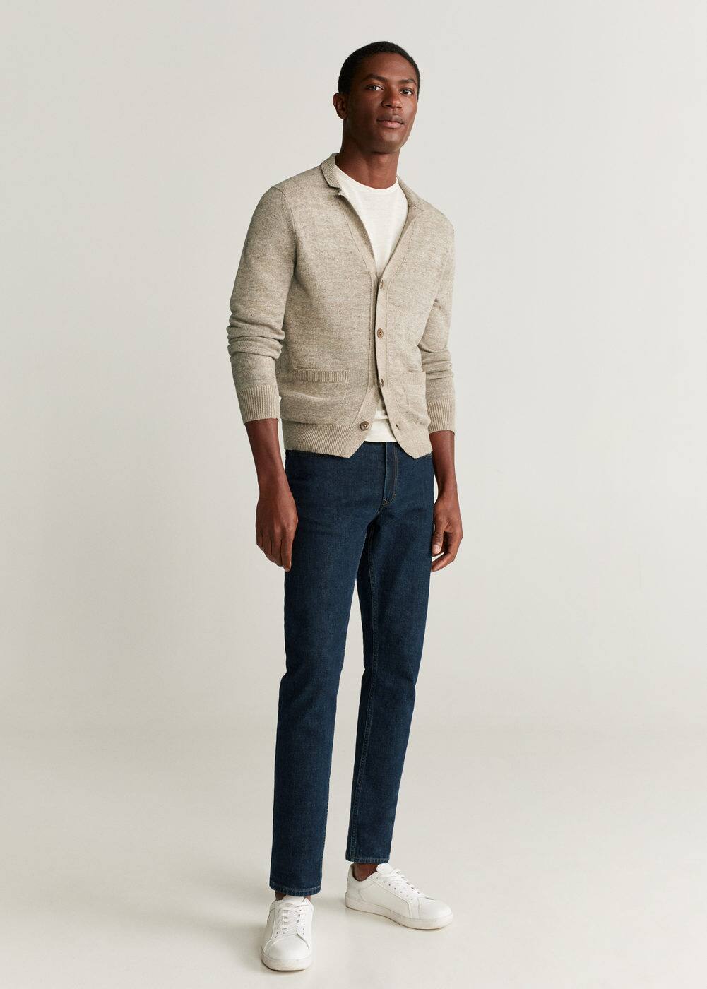 Cotton linen knit blazer Men OUTLET USA