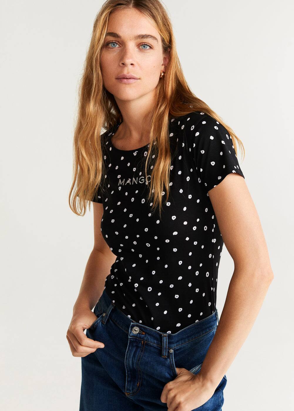 m-mangopo-h:camiseta algodon logo