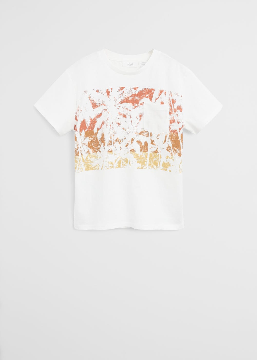 o-quim:camiseta estampada bolsillo