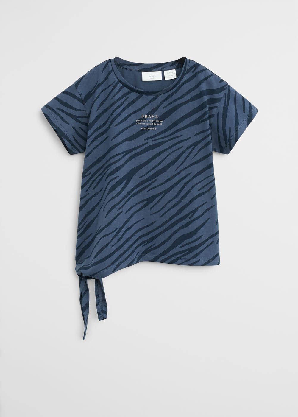 a-brave:camiseta estampada nudo