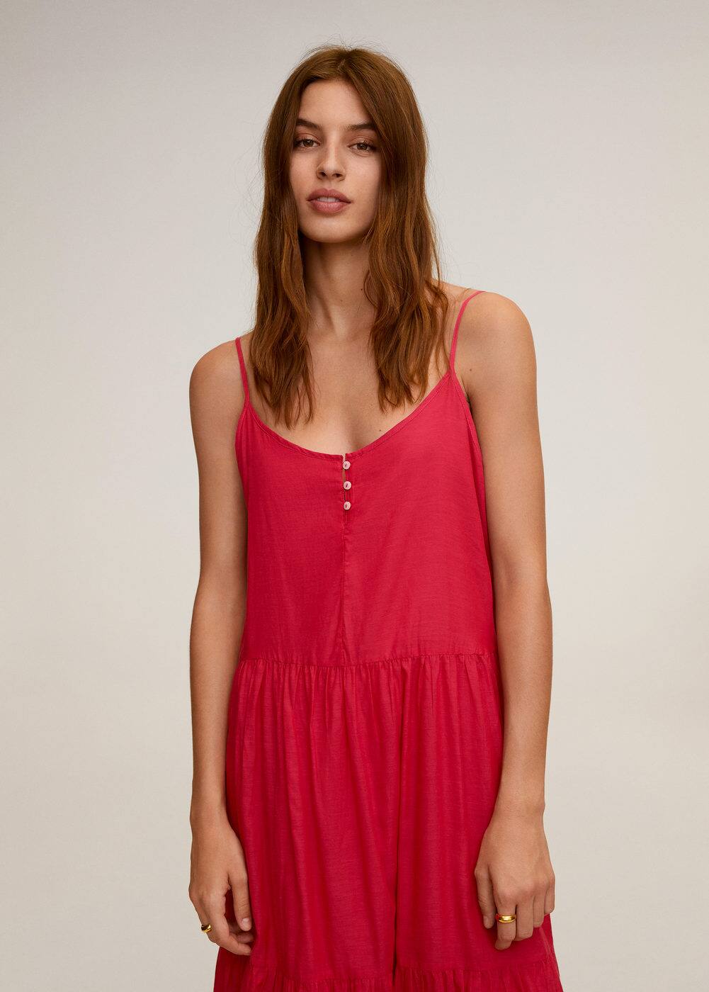 m-soli:vestido largo volantes