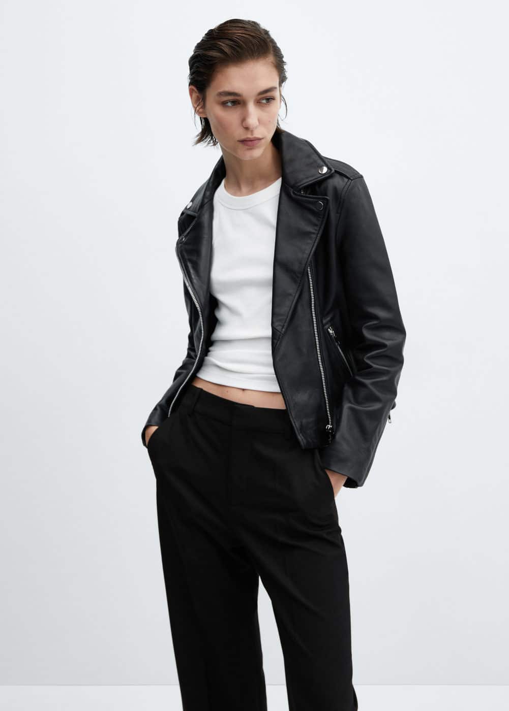 m-perfect6:cazadora biker piel