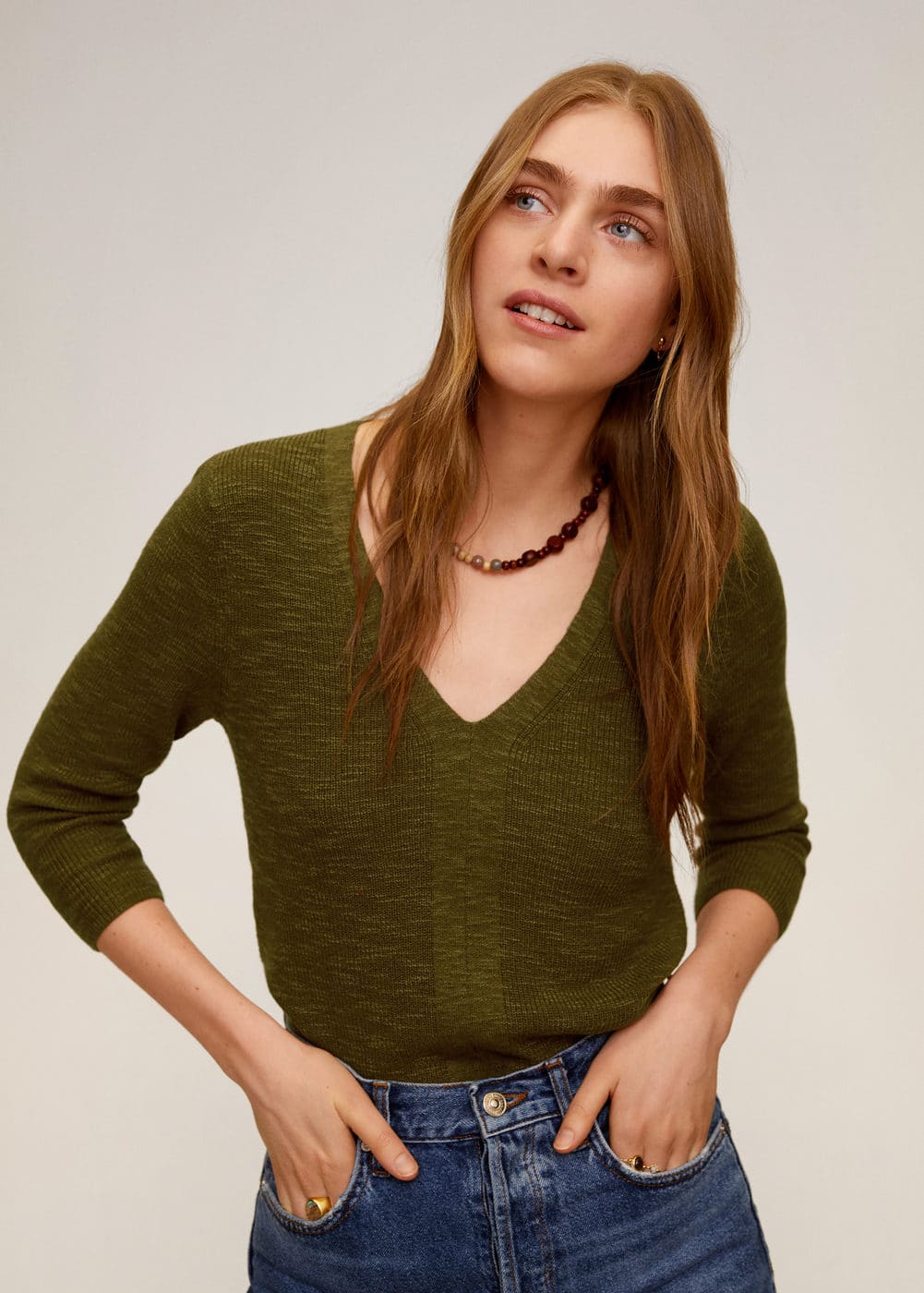 m-saeta:jersey escote pico