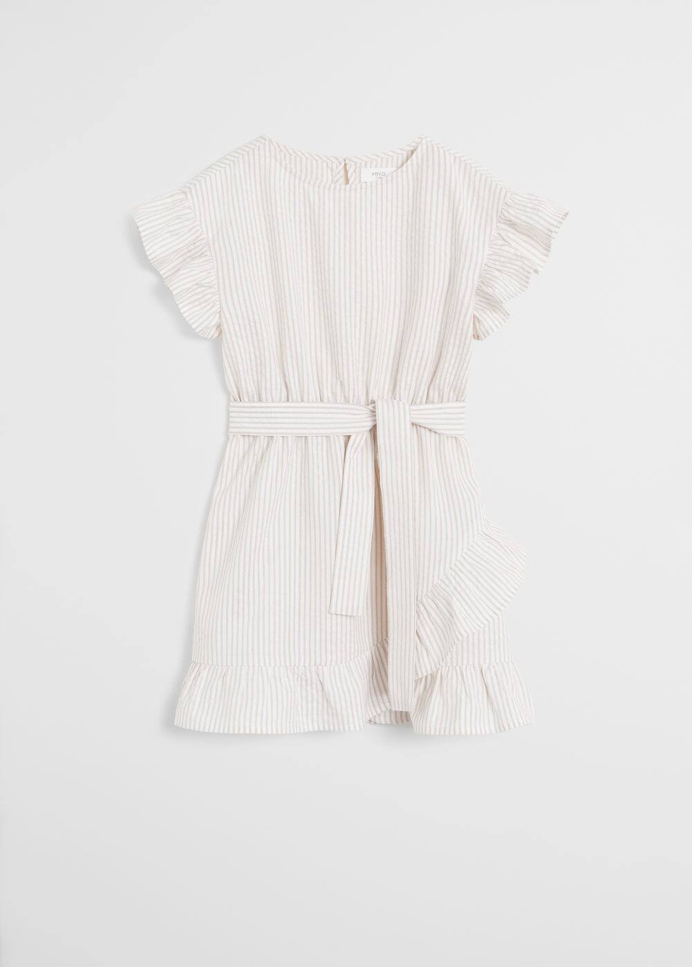 a-camel:vestido rayas volante
