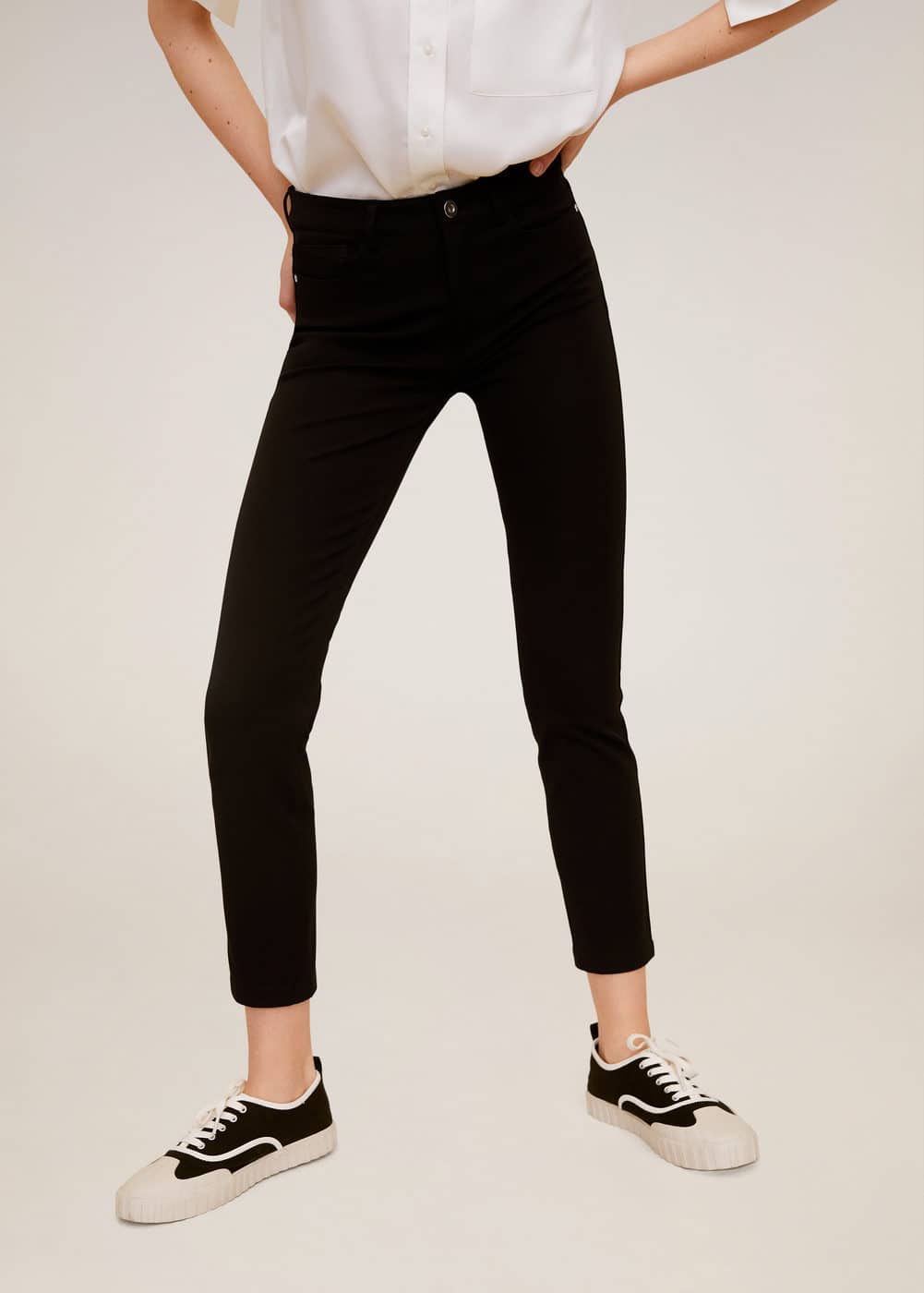 m-marcus:pantalon crop algodon