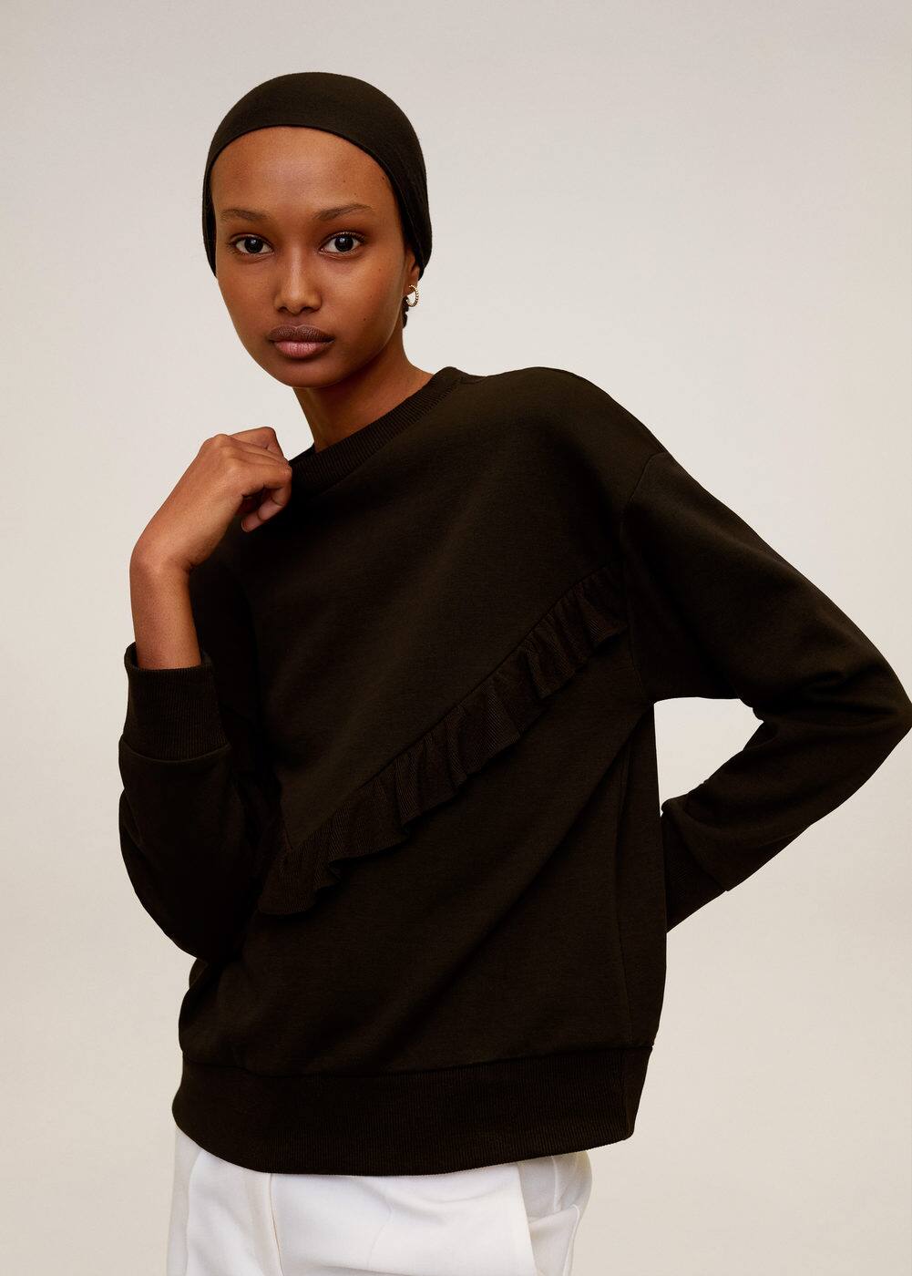 m-volant:sudadera algodon volantes