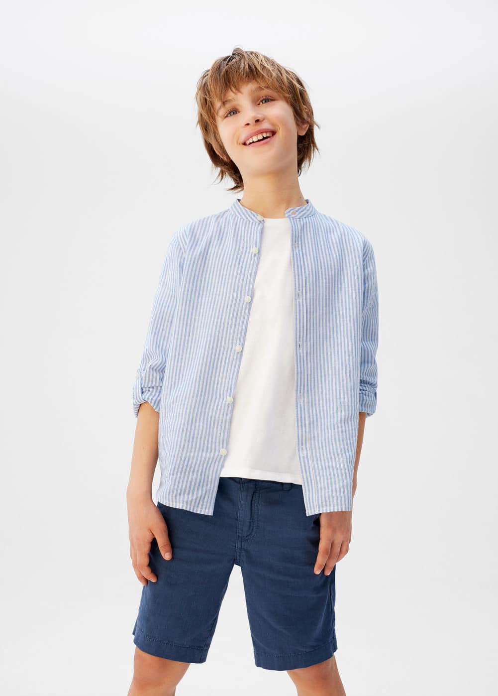 o-form:camisa lino rayas
