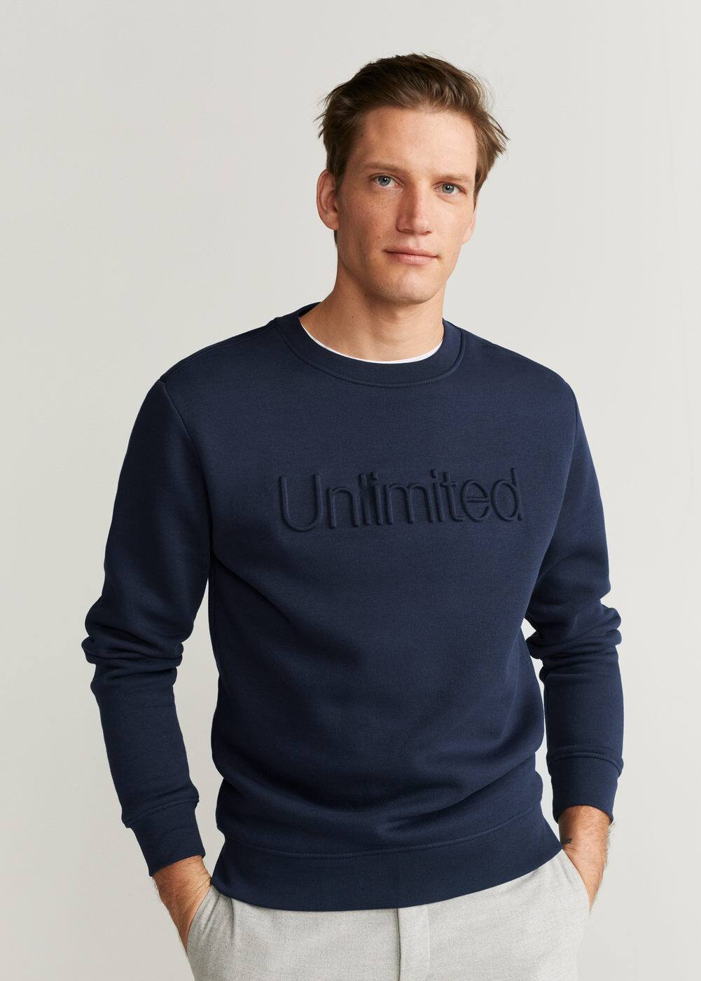 h-unlimit:sudadera felpa mensaje