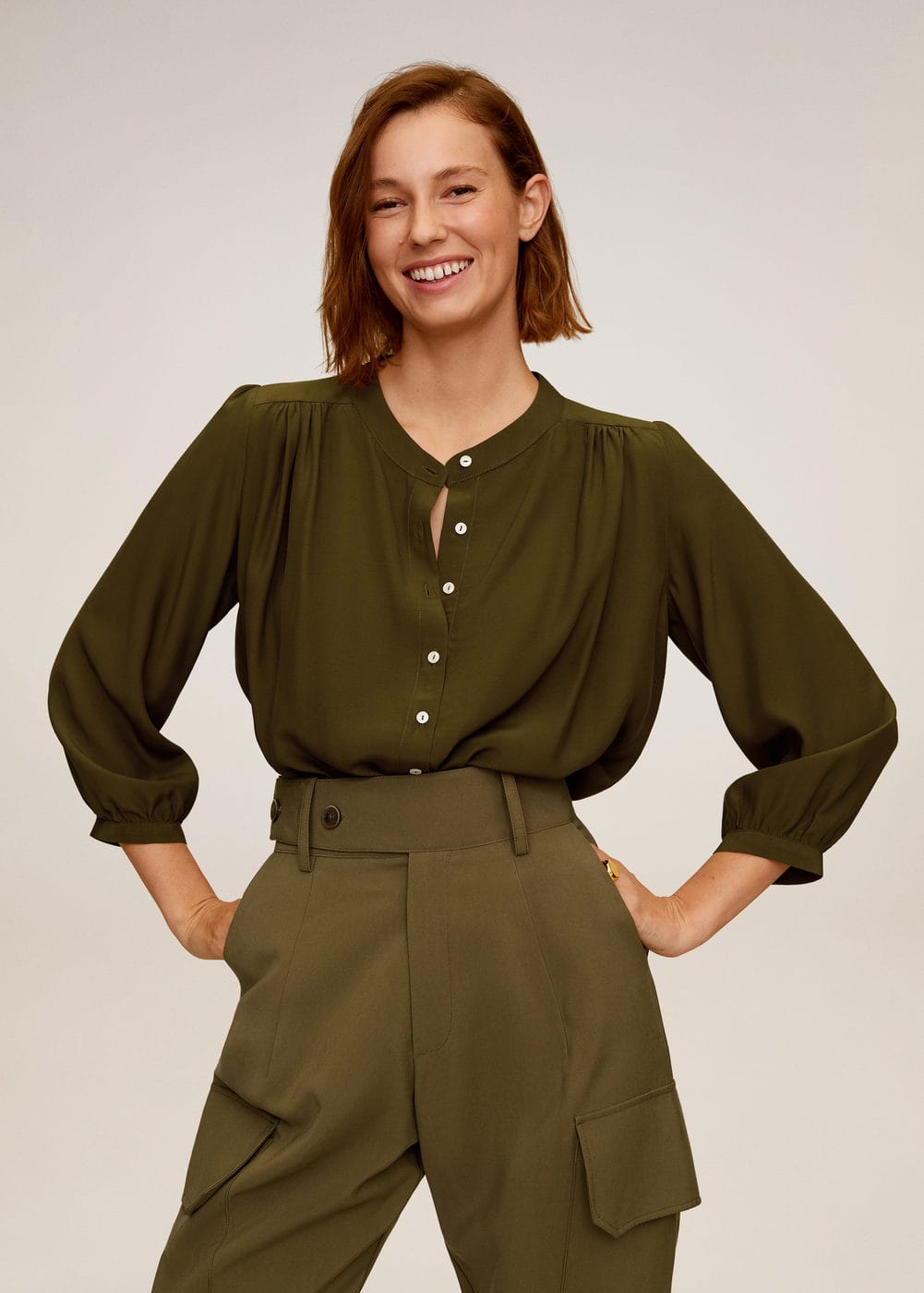 m-vera:blusa fluida