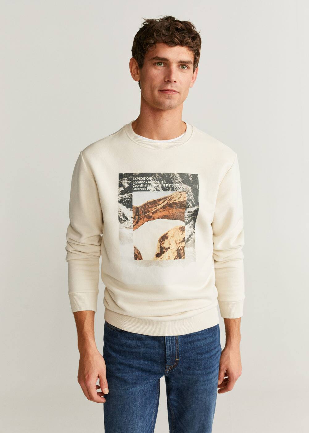 h-exped:sudadera felpa estampada