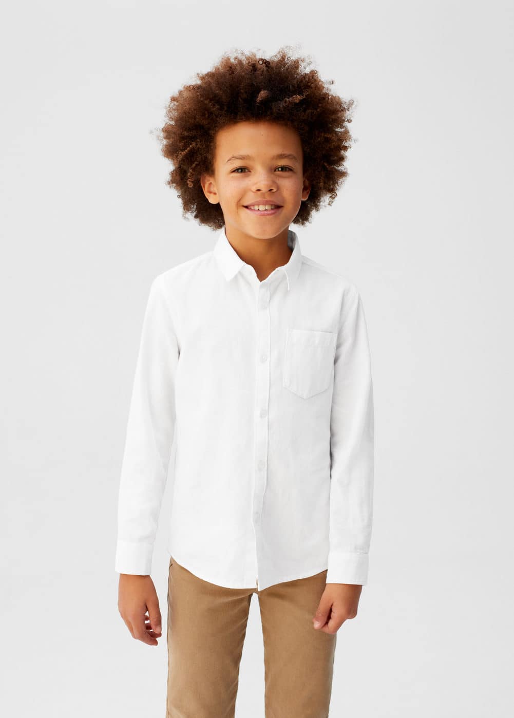 o-madi:camisa slim-fit algodon pique