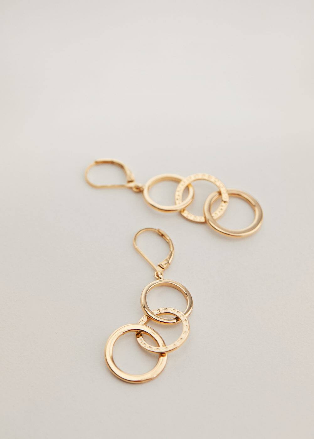 m-roos:pendientes aros entrelazados