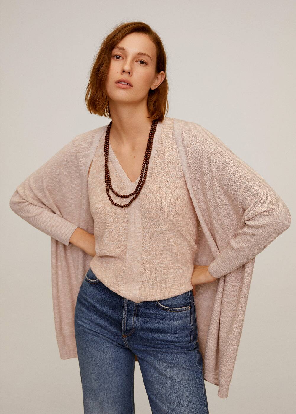 Fineknit cardigan Woman Mango South Africa