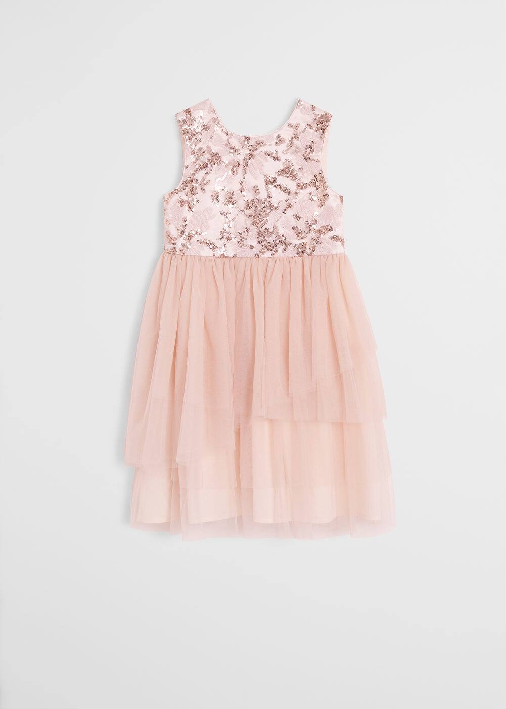 a-major:vestido tul lentejuelas