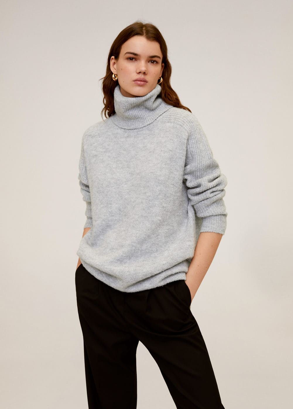 m-donate:jersey oversize cuello vuelto