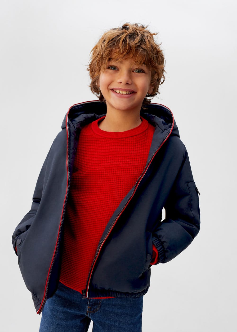 o-noha6:chaqueta capucha interior borreguito
