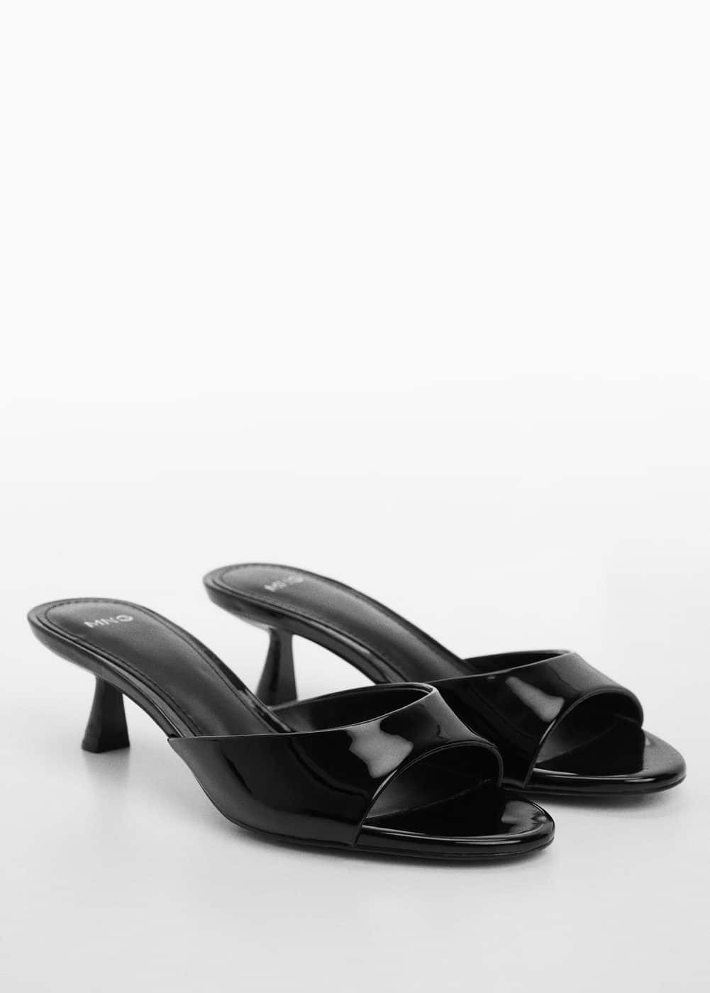 Patent Leather Effect Heeled Sandal Woman Mango The Philippines patent-leather-effect-heeled-sandal-woman-mango-the-philippines