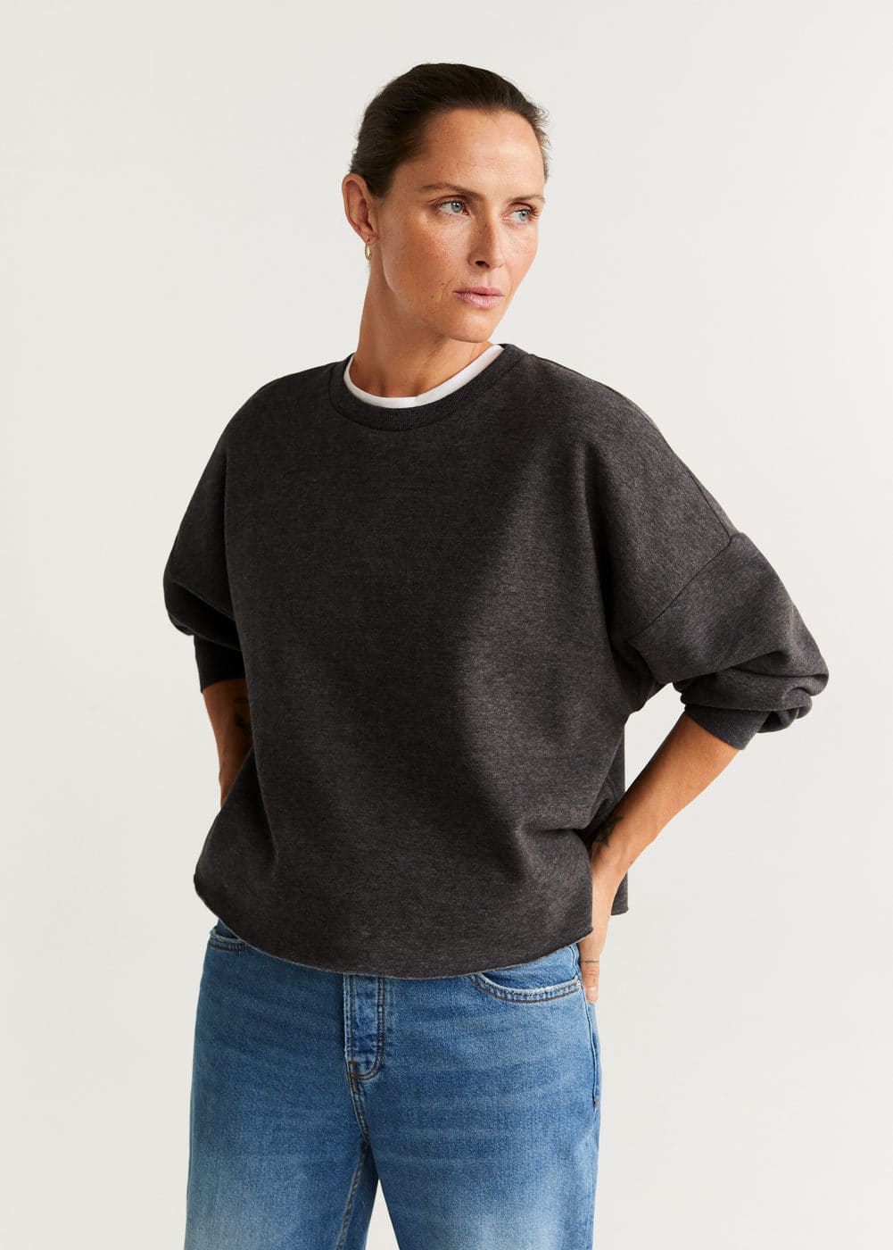 m-may6:sudadera basica algodon