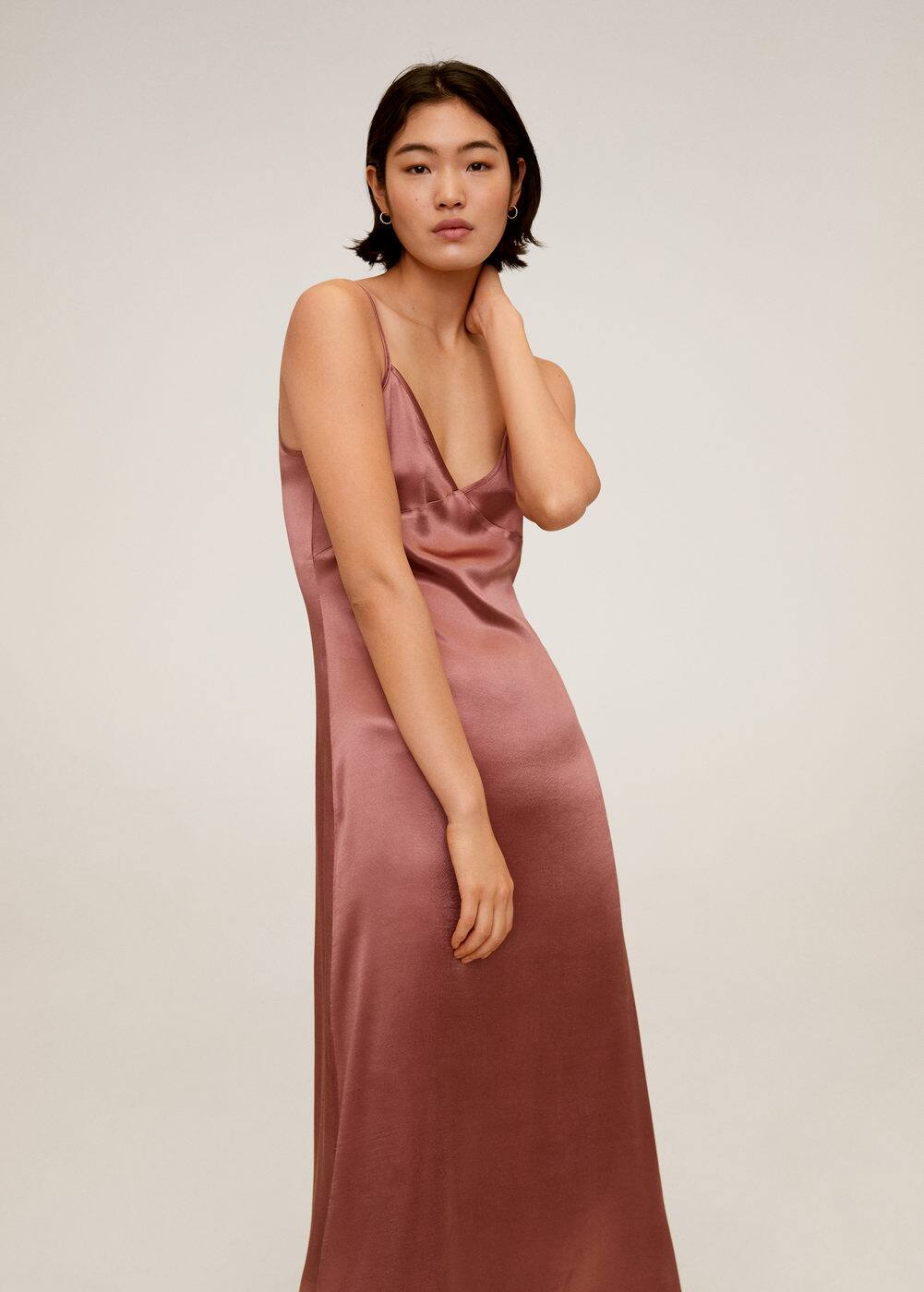 m-sophia-x:vestido largo satinado