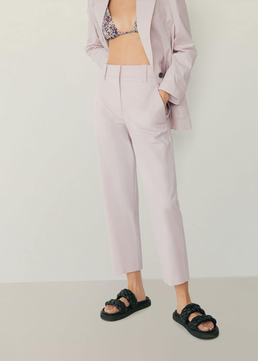 m-studio:pantalon recto traje