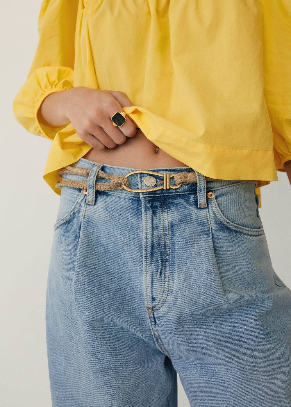 Braided jute belt Women OUTLET USA