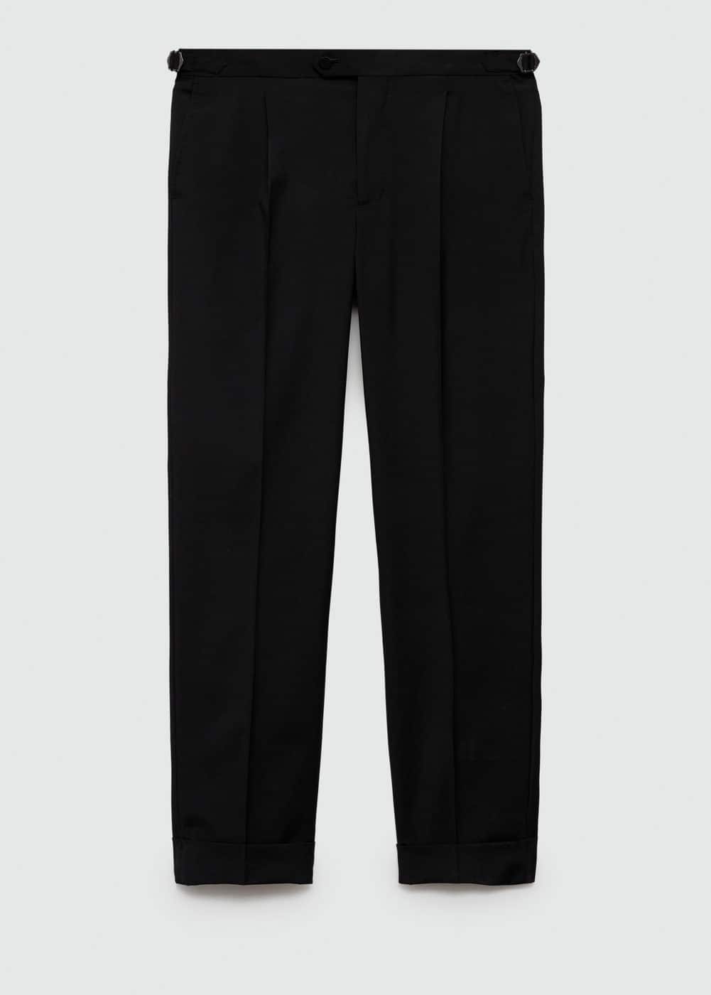 Slimfit stretch suit trousers Man Mango Man Ghana