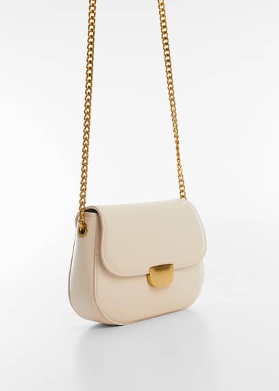 Mango Crossbody Bag With Flap Off White