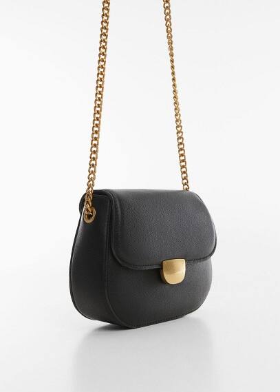 Mango Crossbody Bag With Flap Black